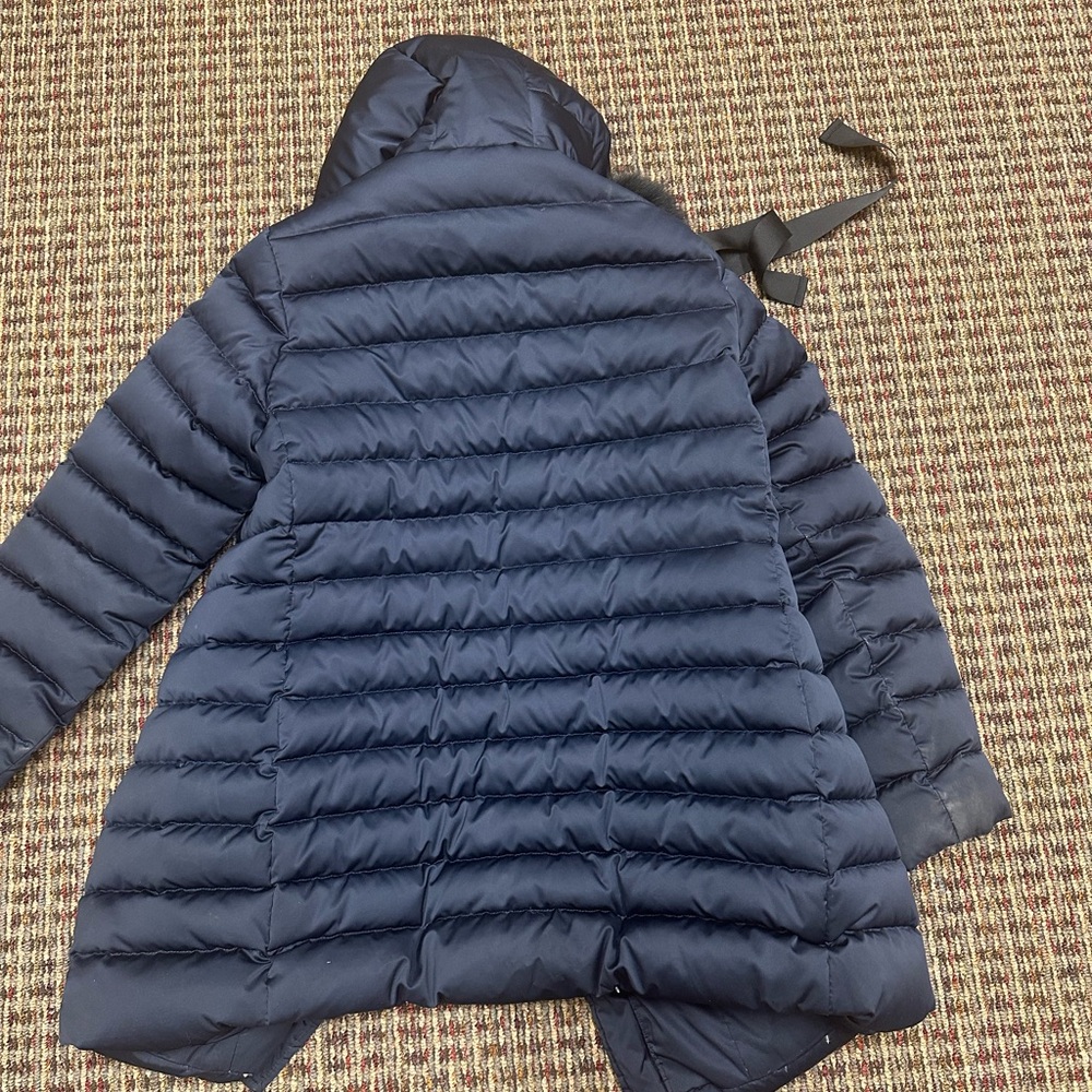 Sandro Midnight Blue Puffer Coat